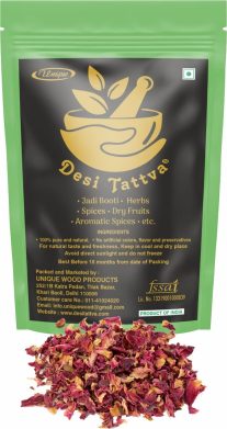 Gulab Patti Sun Dried Rose Petal (Rosa Gallica), 100 gm
